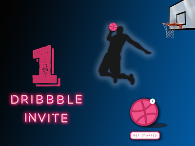 Dribbble Invite creative dailyui designer dribbble dribbble invite dribbble invites dribble shot dribbleartist giveaway illustration invitation invite invites player reviews typography ui ui design vector