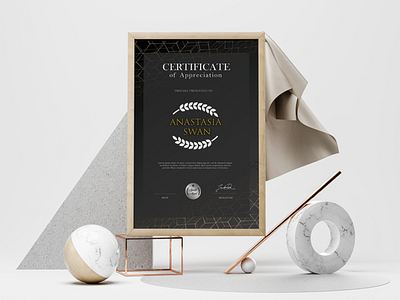 Certificate brand branding certificate certificate design certificate template dailyui dark design designer dribbble dribbble shot dribbleartist graphic identity pattern print ui ui design ux