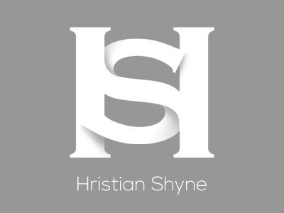 Hristian Shyne Logo logo personal photoshop shyne