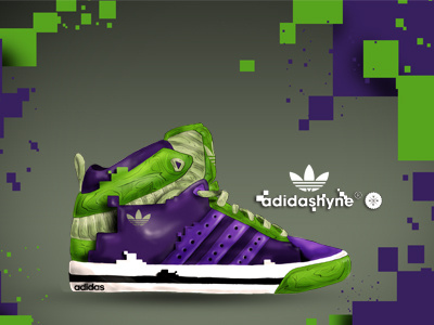Adidashyne adidas illustration shoe shyne