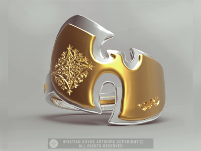 Wu Tang Ring keyshot ring shyne tang wu wutang zbrush