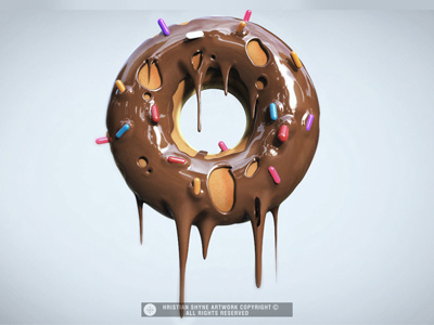 Donut donut keyshot nomnom photoshop shyne zbrush