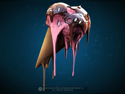 Ice Cream cream ice keyshot nomnom shyne summer zbrush