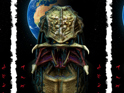 Predator alien photoshop predator shyne zbrush