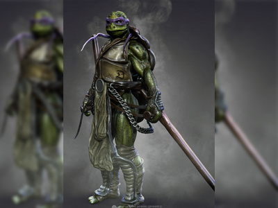 Ninja Turtle 3d ninja photoshop shyne turtle zbrush