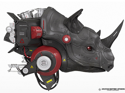 Robot rhino 3d cyborg keyshot mech photoshop rhino robot zbrush