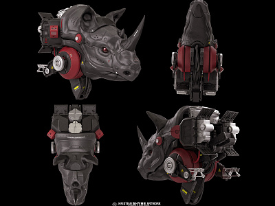 Rhino side views