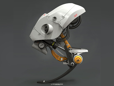 Droid Leg droid leg mecha mechanic robot shyne