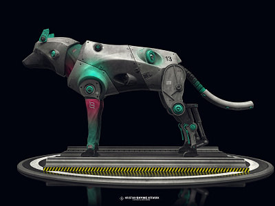Iron Wolf 3d concept conceptart conceptdesign hristian shyne style