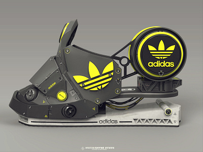 Mecha Sneaker 3d concept conceptart conceptdesign hristian shyne style