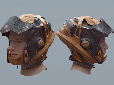 Helmet Alien Armour 3d concept conceptart conceptdesign cyborg mech scifi shyne style