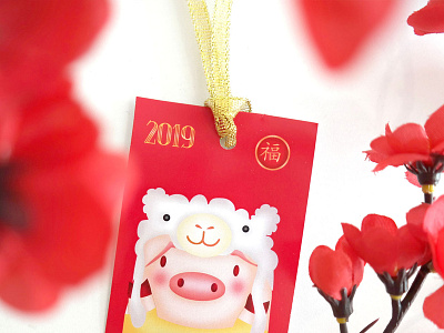 Chinese New Year 2019 character design chinese chinese culture chinese new year cute illustration digital art illustration pig piggy