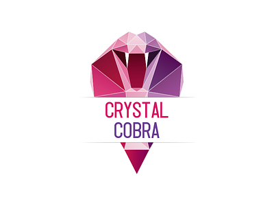 Crystal Cobra cobra crystal logo low poly