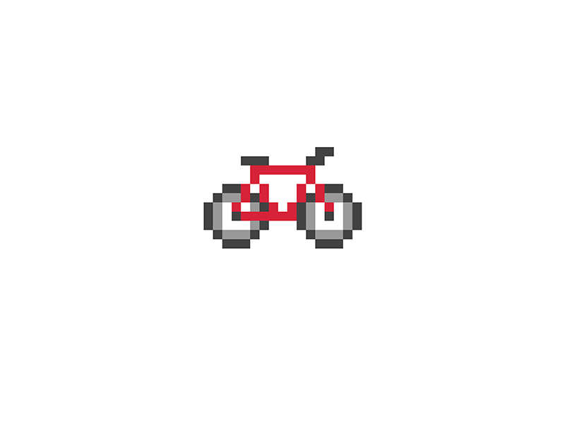 Cute Pixel Bike by InvisibleMike on Dribbble