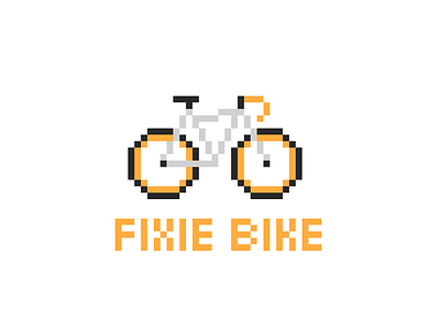 Fixie Bike Pixel Art