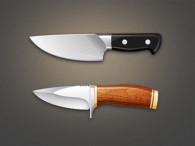 Realistic Cute Knife Icon cute icon knife realistic ui