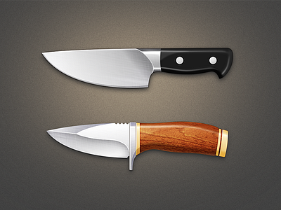 Realistic Cute Knife Icon