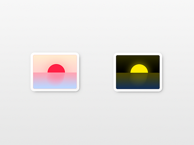 Morning & Night Icon icon moon photo picture sun