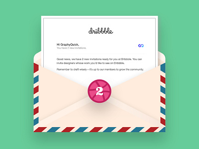 2 Dribbble Invites Giveaway! branding brochure dribbble graphic design graphyquick illustration invitation invitation card invite logo stationary design