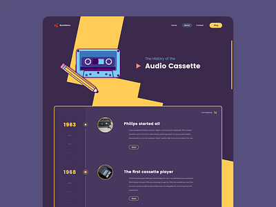 UI Design - Audio Cassette