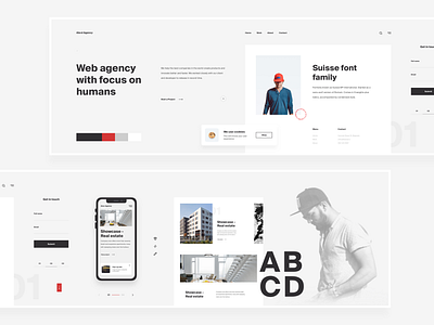 Website Stylescape For Design Agency - Nordic Minimalist branding clean creative design trends inspiration stylescape stylish ui ui design ux design web stylescape website website design