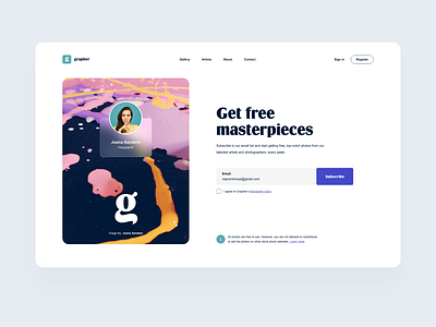 Get Free Art - UI Design