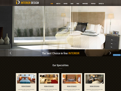 Interior Design & Furniture Website Template