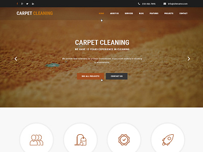 Build a Cleaning Service Website design flat web web design website wordpress wordpress blog wordpress development wordpress templates wordpress theme