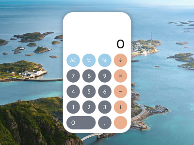 Calculator - 004 - Daily UI calculator dailyui ui