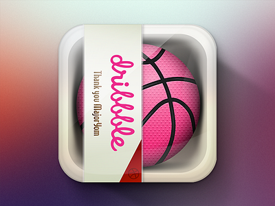 Thank you, MajorYom! app icon ball debut dribbble icon invite majoryom realistic thank you