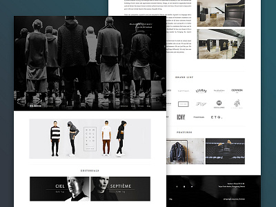 NE.Sense ( prototype 1 ) clean css design fashion gallery jquery modern ui ux web web design website