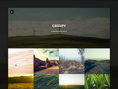 Gridify blog post clean minimal minimalistic photo photography post theme themes tumblr theme web design