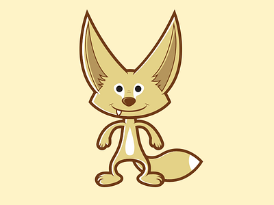 Desert fox mascot