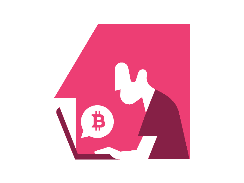 Illustrations for yBitcoin Magazine atm bitcoin btcmedia dollar laptop money ybitcoin