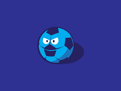 Barclays Football ball character football futball shadow