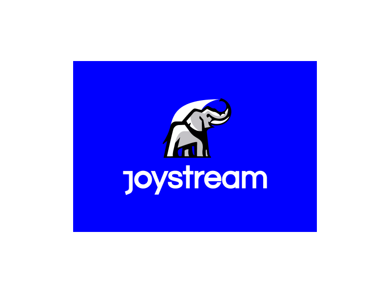 Responsive Joystream logo bitcoin blockchain branding btc crypto elephant illustration isotype joystream logo responsive responsive design vector