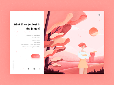 Lost In The Jungle by JudyM for innn on Dribbble