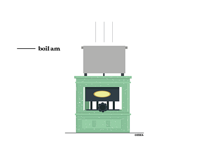 Pot and Stove flat illustration illustration illustrator vector