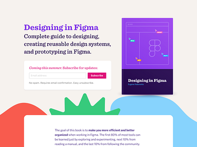 Designing in Figma book design figma