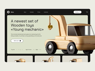 Woto - Product Landing page