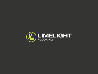 Limelight Flooring brand brand design brand identity branding branding design design flat flooring icon identity logo mark minimal monogram