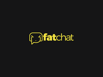 Fatchat brand brand design brand identity branding branding design chat design flat icon identity logo mark minimal typography