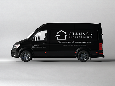 Stanvor Developments Van Design brand brand design brand identity branding branding design design flat icon identity logo logos minimal van