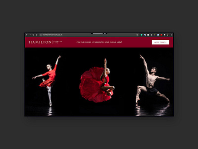 Hamilton Theatre Arts Web Design