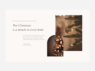 Christmas christmas design holiday home minimal ui ux web website