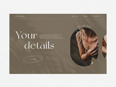 Your detals design minimalism uiux uiuxdesign uiuxdesigner ux website