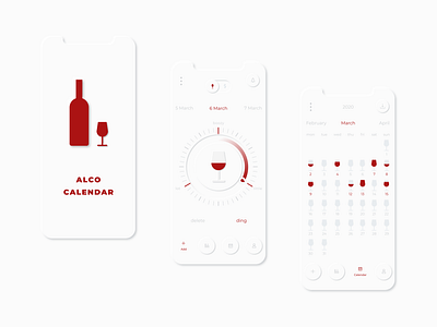 Alco Calendar light interface