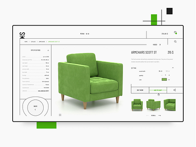 SK DESIGN | Furniture & Accessories catalog design figma furniture store online store shopping cart ui ux web