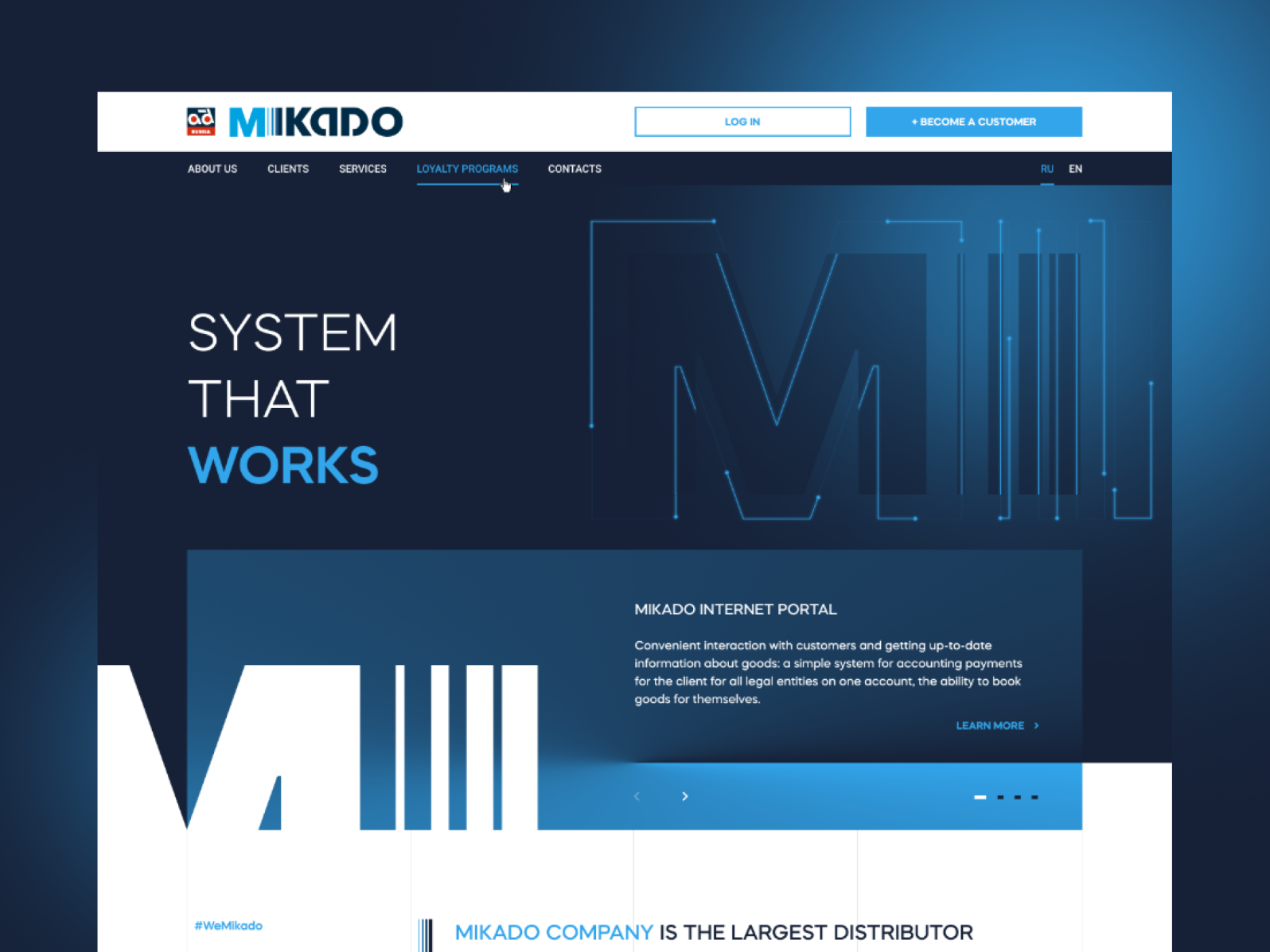 MIKADO | Distributor of auto parts by Darya Raguzina on Dribbble
