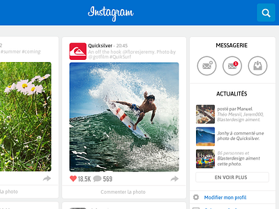Instagram Website instagram redesign website